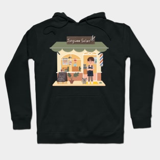 Jungwoo barbershop Hoodie